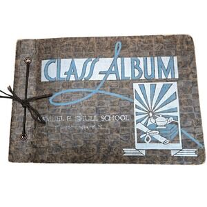 1930 or 1940's Samuel E Shull Middle School Class Album Perth‎ Amboy NJ